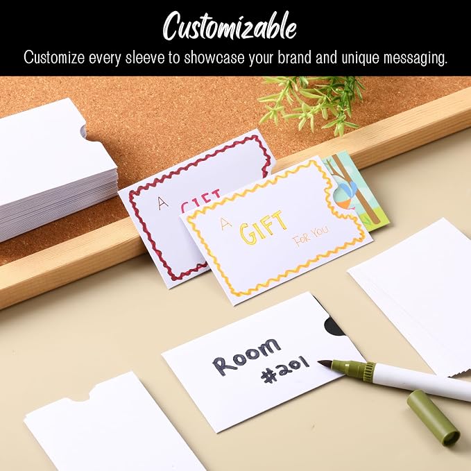 Credit Card Envelopes, 24lb Thick Tear‑Resistant Hotel Key Card Sleeves - Image 4