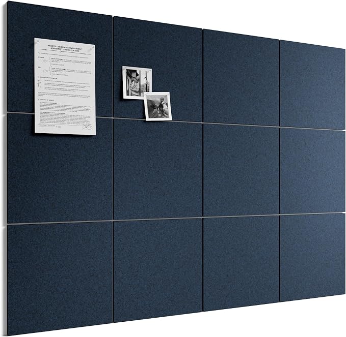 Bumusty Large Cork Board 48" x 36" Alternative by BUMUSTY