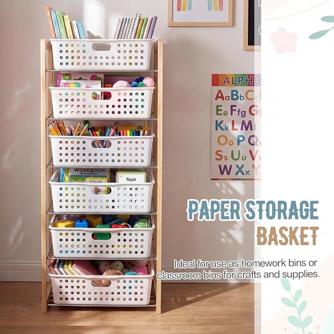Geetery 12 Pack Classroom Storage Baskets - Image 6