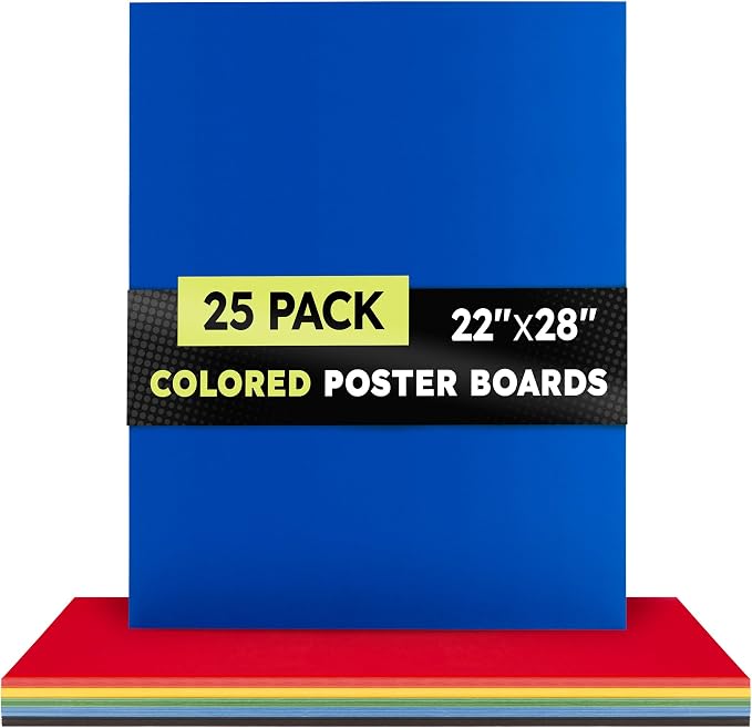Hygloss Large Colored Poster Board 22x28 - Image 7
