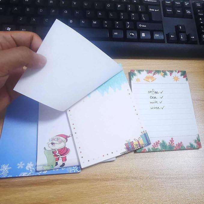 DUGUTUL 4 Christmas Notepads Holiday Notepads - Image 5