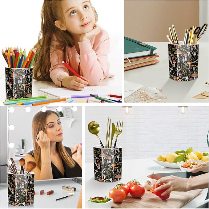 Cute Ceramic Pen Holder for Desk, Pencil Pen Cup, Makeup Brush Holder, Desktop - Image 5