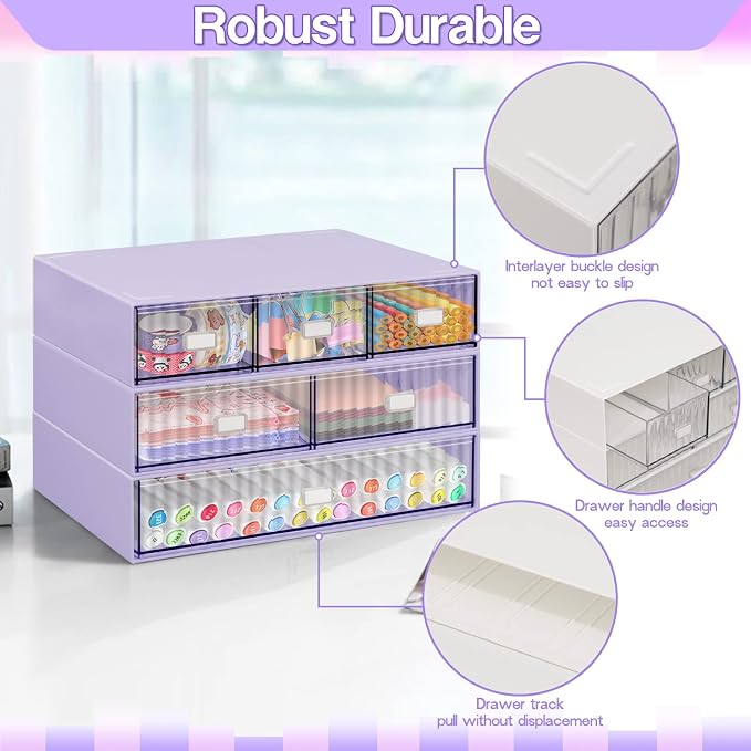 3 Tier Stackable Desk Organizer - Image 4
