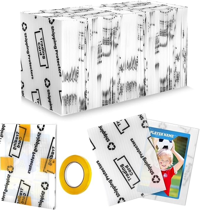 200+1 Pack Trading Card Shipping Protector 3.5'' x 4.5'', Coldairsoap Sports by Unknown