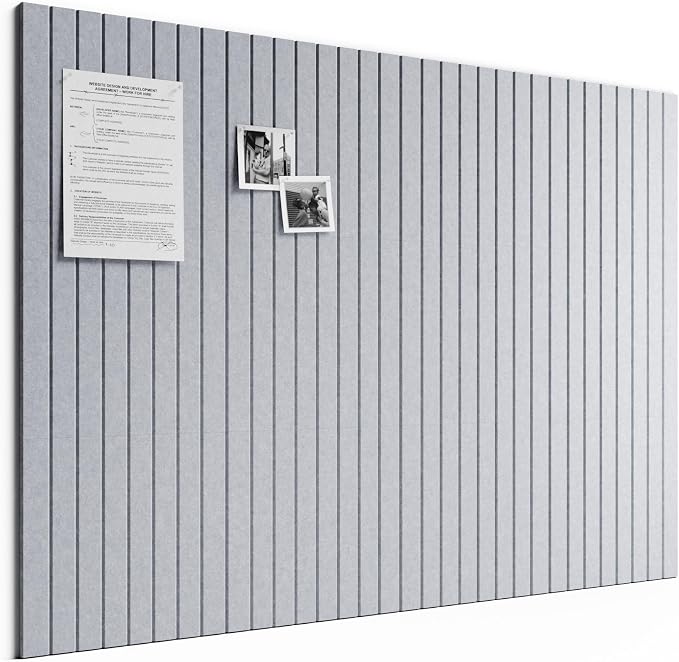 Bumusty Large Cork Board Alternative-48 x 36" Felt Bulletin Board Tiles by BUMUSTY