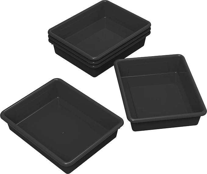 Storex Letter Size Flat Storage Tray – Organizer Bin by Storex