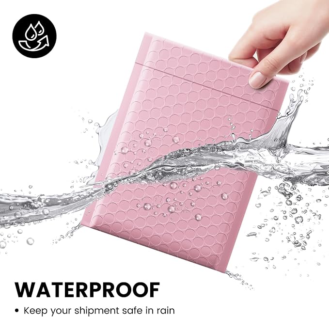 Fuxury Bubble Mailers 6x10 Inch 500 Pack Padded Envelopes Usable Size 6x9" - Image 4