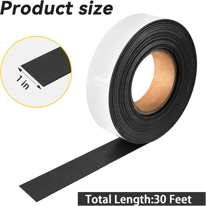Magnetic Labels 1 Inch x 30 Ft Roll - Image 2