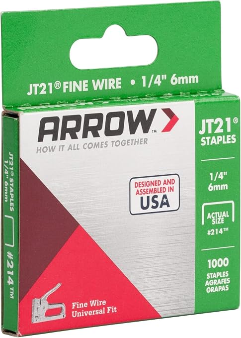 Arrow 214 JT21 Thin Wire Staples - Image 6