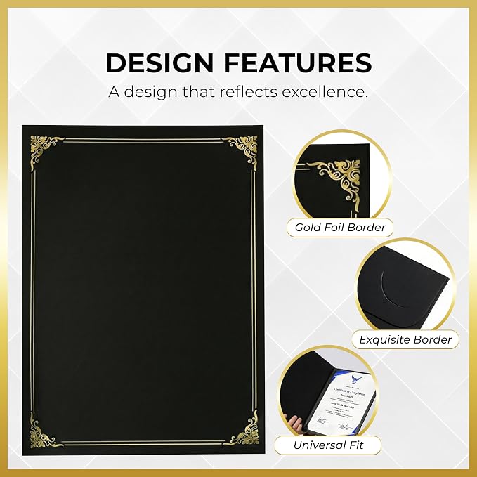 40 Pcs Certificate Holders Bulk, Document Covers - Image 3