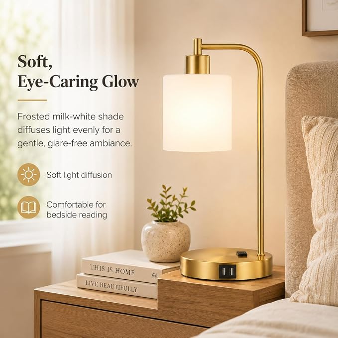Set of 2 Industrial Touch Control Table Lamps - Image 3