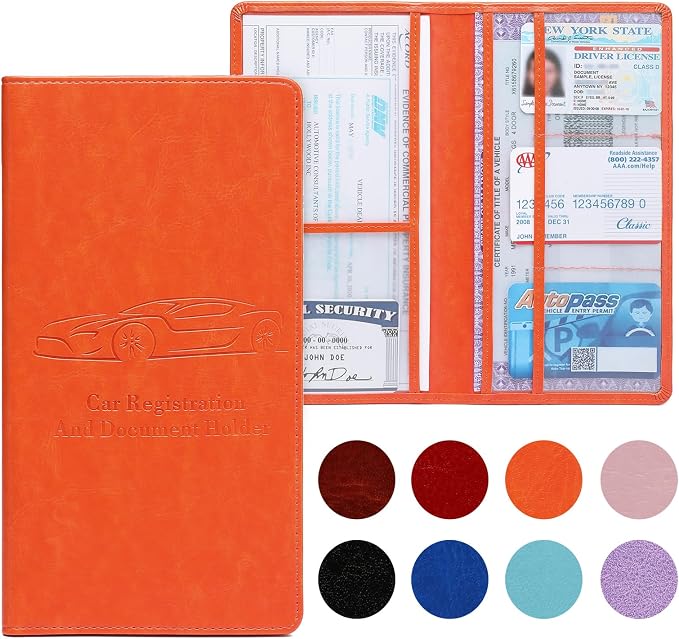 Car Registration and Insurance Card Holder by Unknown