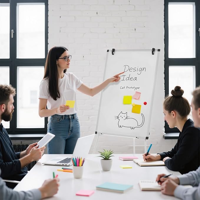 OLIXIS 40" x 28" Magnetic White Board - Image 8
