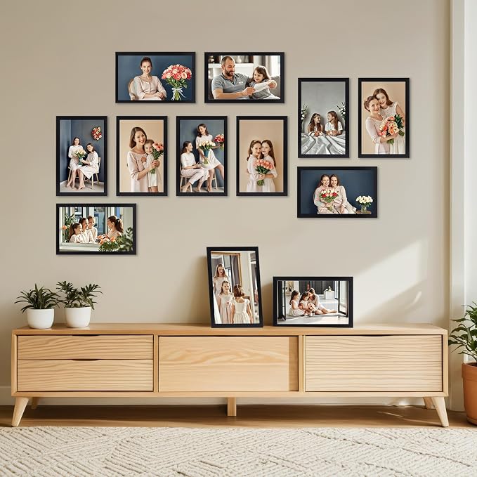 Giftgarden 8.5x14 Picture Frame Black, 12 Pack - Image 4