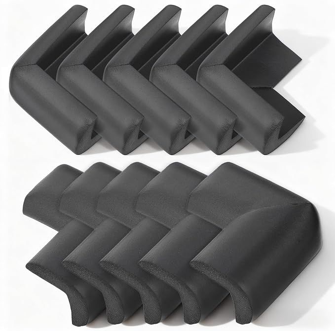 Qianyu 10 Pack Soft Sponge Table Corners Baby Proofing Edge and Corner Guards by Unknown