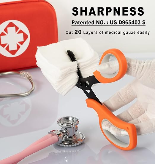 MEUUT 2 pcs Medical Scissors Trauma Shears - Image 3