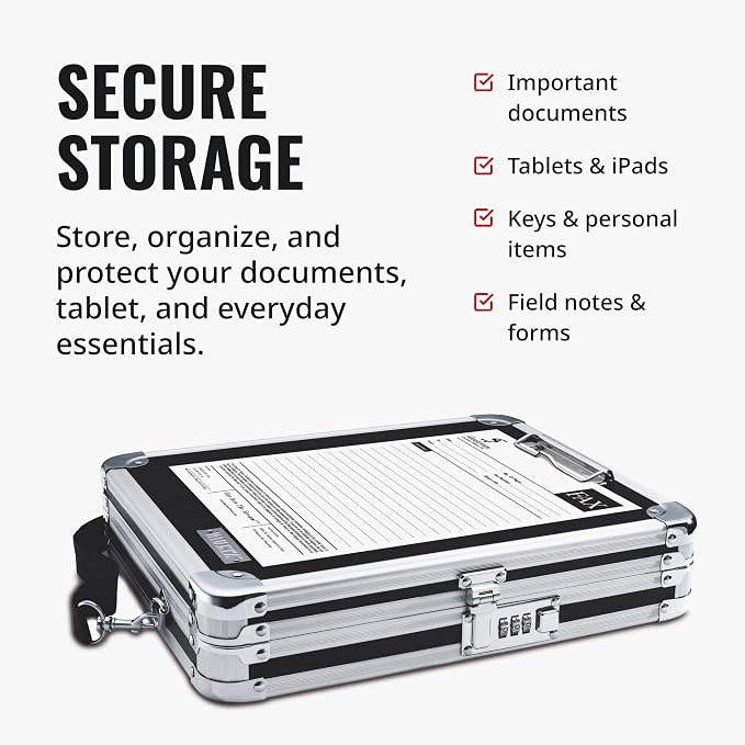 Vaultz Locking Clipboard with Storage - Image 5