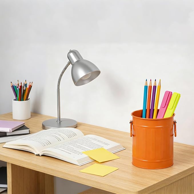 Noamus 9 Pack Metal Pen Holder, Mini Pencil Bucket - Image 6