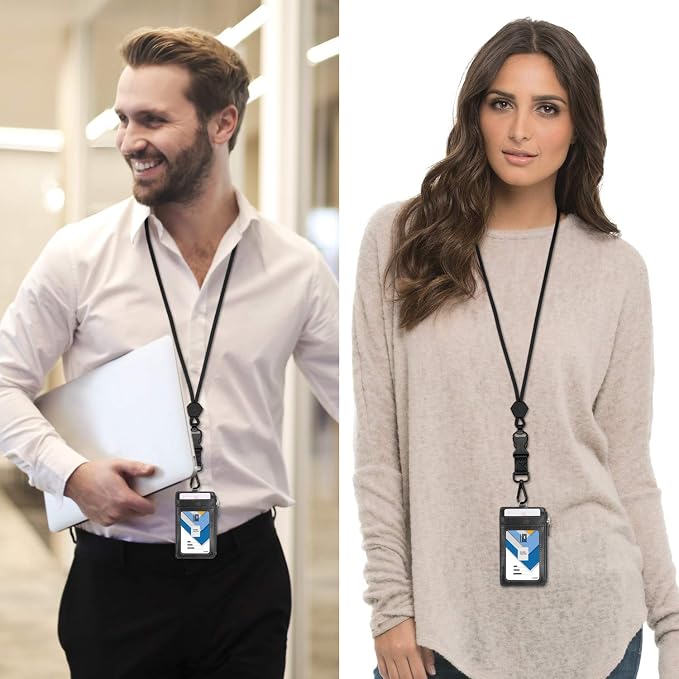 Wisdompro 2 Pack of 23 inch Durable Round Cord Heavy Duty Lanyard - Image 7