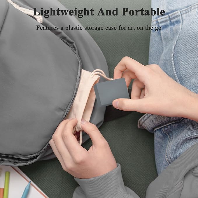 Kneaded Eraser for Artists, Soft Kneadable Eraser for Drawing, Moldable Rubber - Image 6
