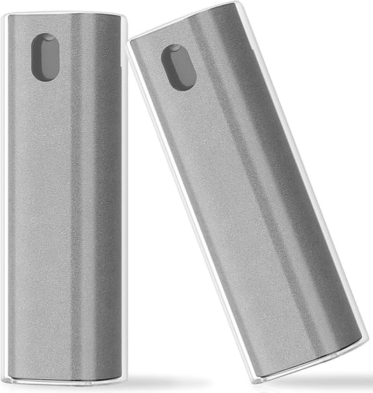 2 Pcs Fingerprint Proof Screen Cleaner Safe for All Phones Glasses Tablet Laptop TV Watch Screens (Light Grey)-DeskLoop Office