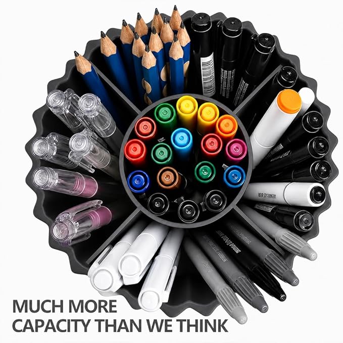 Lebenrich Aesthetic Black Pen Holder - Image 5