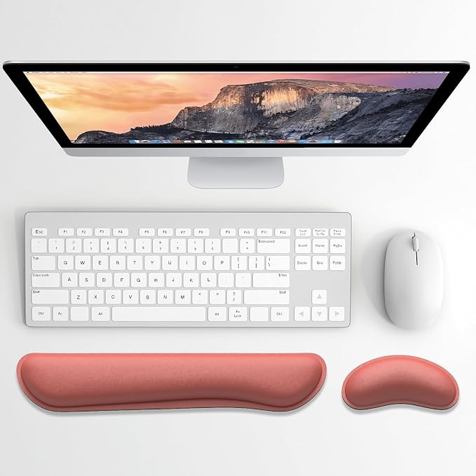 Dapesuom Enlarge Keyboard Wrist Rest, Memory Foam Wrist Cushion - Image 2
