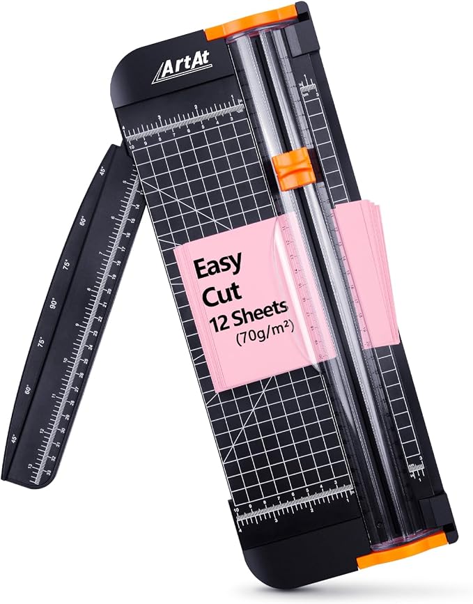 ArtAt A4 Paper Cutter 12 inch Black Paper Trimmer by ArtAt