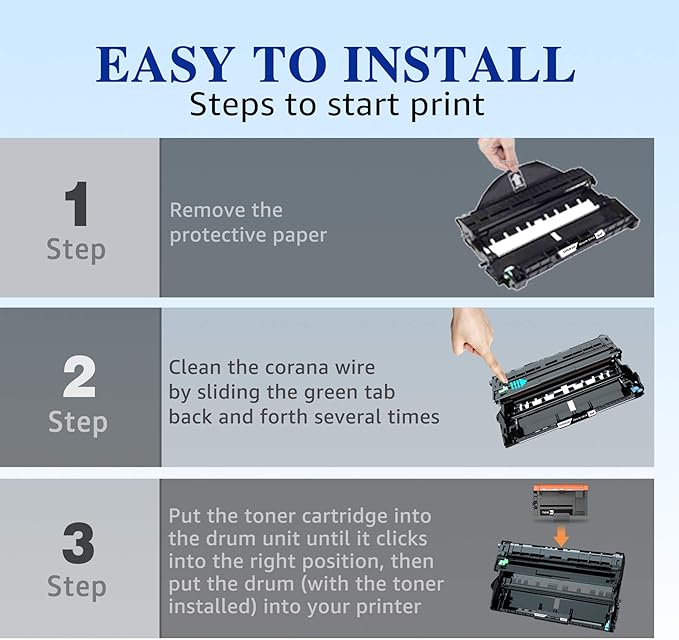 DR820 Drum Unit Compatible with Brother Printers – Seamless Integration, Yields Up to 30,000 Pages – Fits HL-L6200DW, HL-L5200DW, HL-L5100DN, MFC-L5900DW, MFC-L5700DW, MFC-L5800DW (Black, 1-Pack)-DeskLoop Office