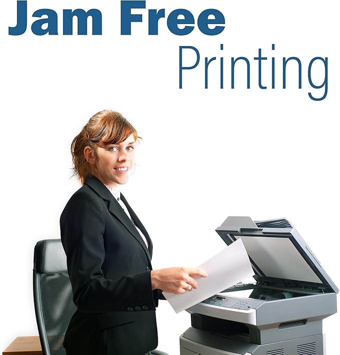 Copy Paper, Printer Paper, 20lb Multipurpose, Printer Paper 8.5 x 11 White, 92 Bright, White Paper, Office Supplies, 500 Sheets Per Ream (10 Reams Case 5000 Sheets)-DeskLoop Office