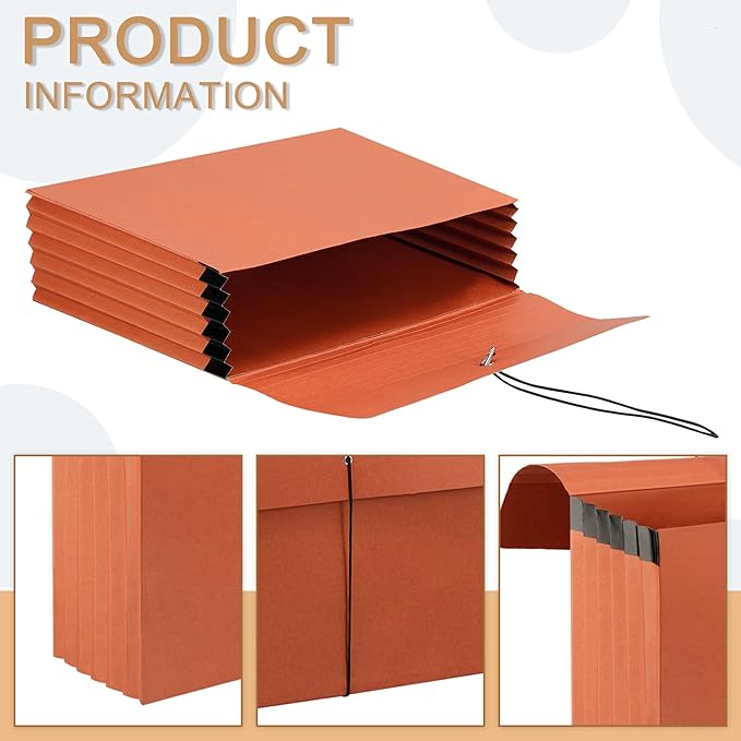 3 Packs Expanding File Pockets - Image 3