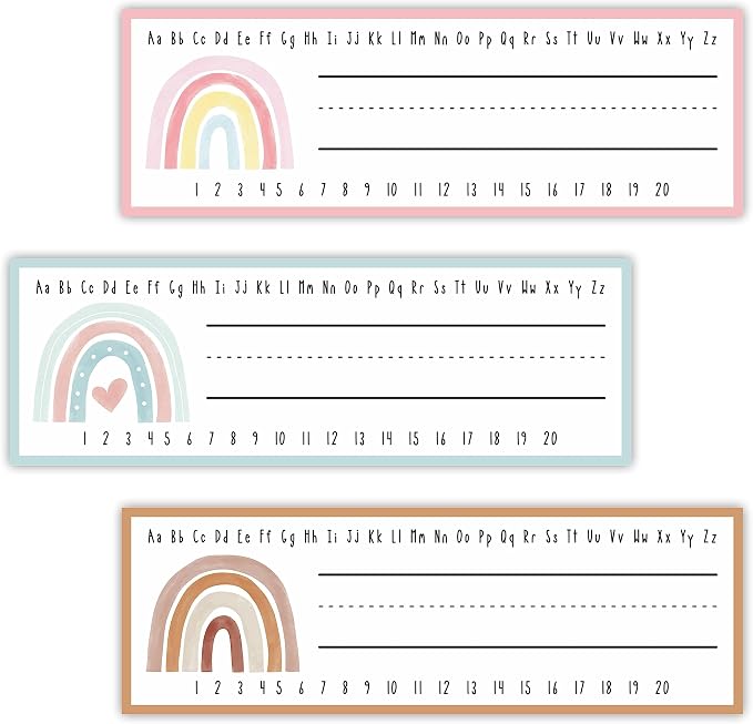 30 Name Tags Labels by YKYENR