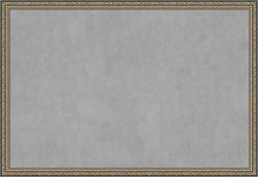 Amanti Art Silver Framed Magnetic Board 26x38 Large Vision Board by AmantiArt