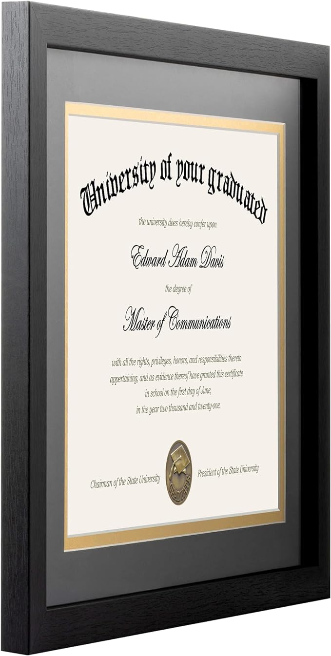 upsimples 11x14 Diploma Frame Certificate Degree Document Frame - Image 7