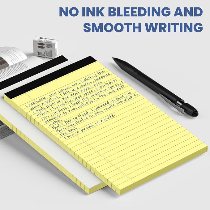 6pcs Small Note Pads, Writing Pads 5 x 8, Legal Pads, Pad Paper Perforate - Image 6