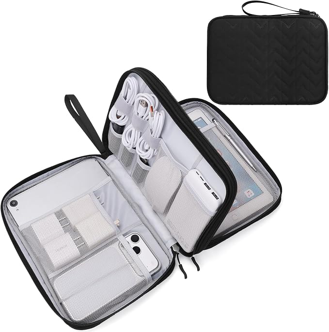 FYY Electronic Organizer, Extra Large Travel Cable Organizer Bag Pouch Portable by FYY