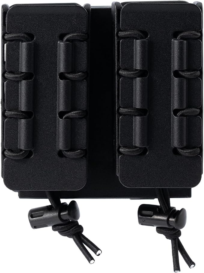 TACNEX Pistol Mag Holder w/Belt MOLLE Rotatable Adjustable Clip 9mm Magazine - Image 3