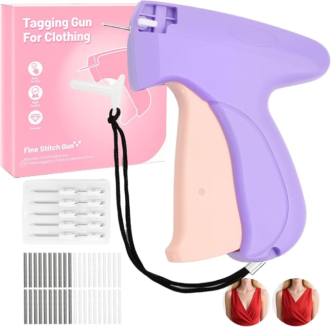 AKEEH Purple and Pink Handheld Stitch Gun by Unknown