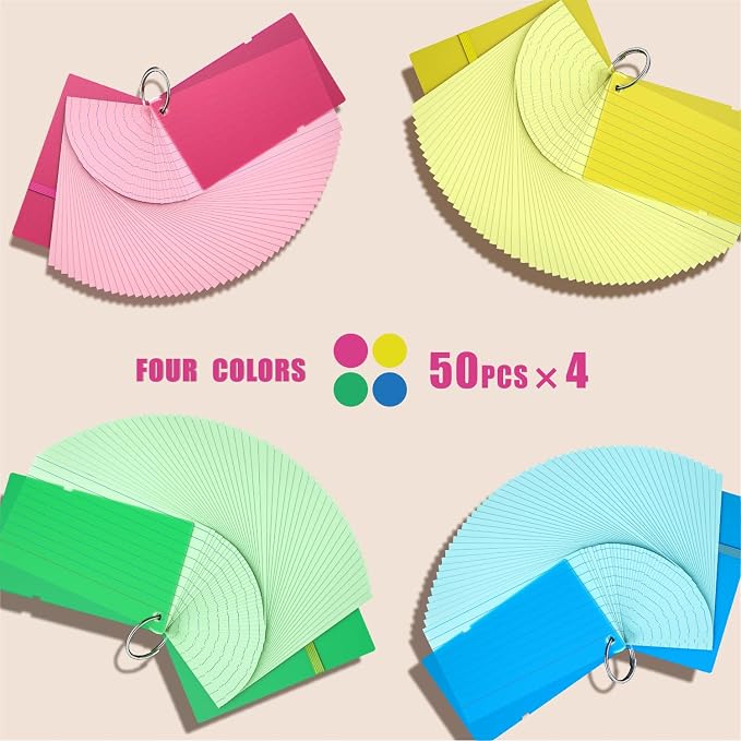 YIZUUN Colored Index Cards 3x5 - Image 3