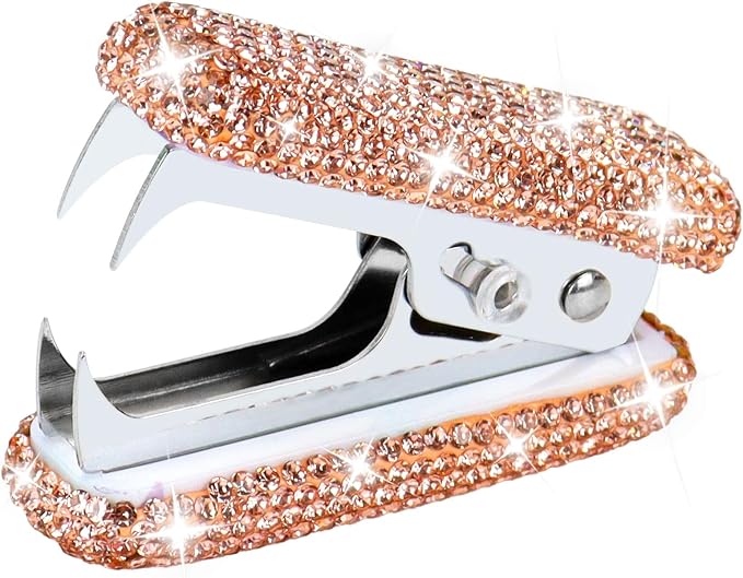 MultiBey Acrylic Staples Remover, Handmade Rhinestone Crystal Staple Removal by MultiBey