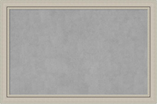 Amanti Art Silver Framed Magnetic Board 24x36 Large Vision Board by AmantiArt
