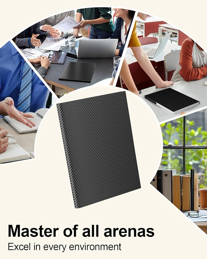 10 Pack Heavy Duty Black Plastic Folders - Image 5