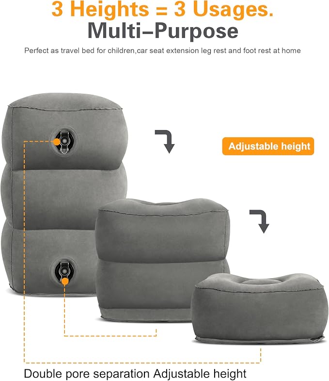 Sunany Inflatable Foot Rest Pillow - Image 3