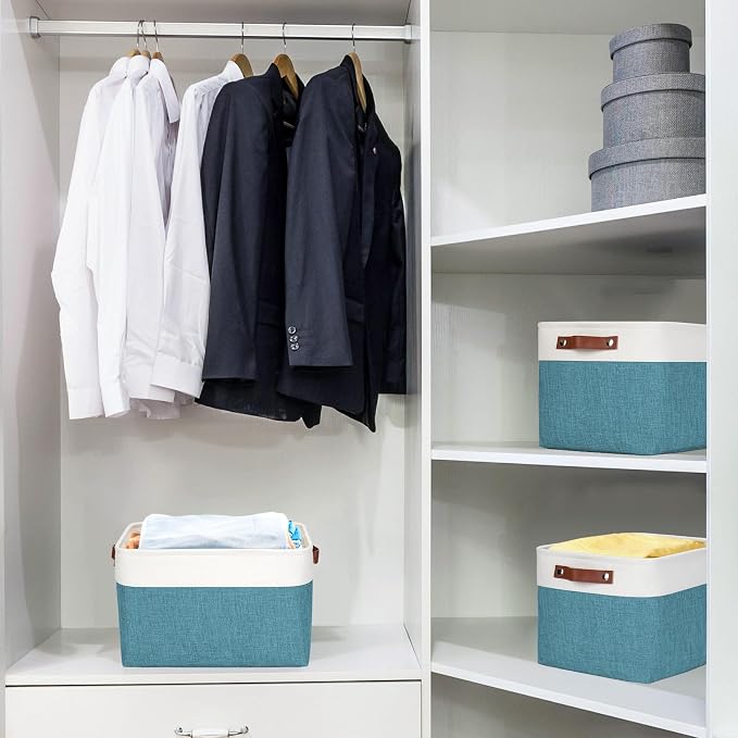 Bagnizer Storage Bins Large Fabric Storage Baskets - Image 2