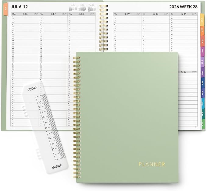 SUNEE 2026-2027 Appointment Book, Quarter-Hourly, Weekly & Monthly by SUNEE