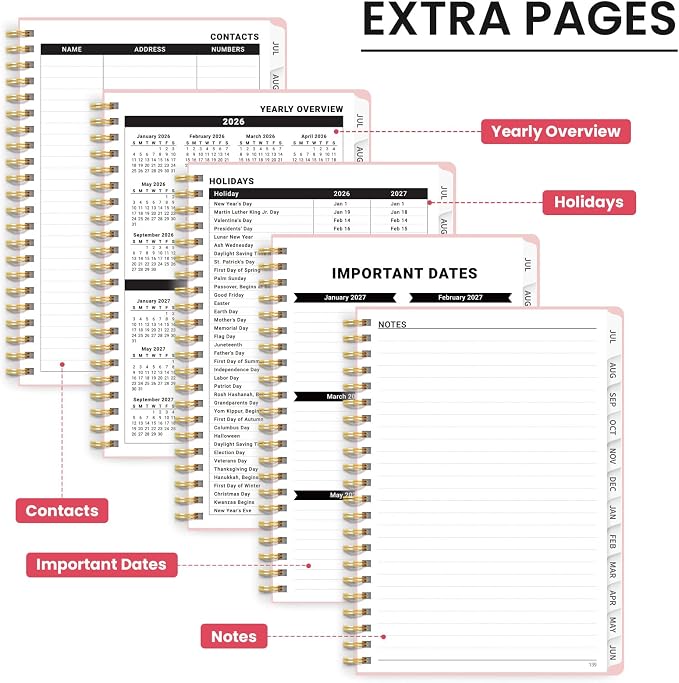 Planner 2026-2027, Monthly and Weekly Academic Planner July 2026 - Image 5