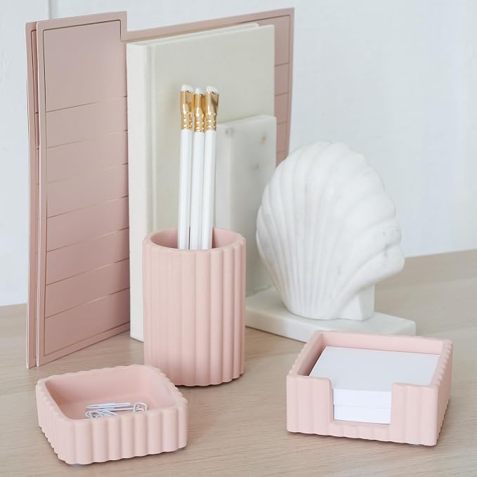 Aesthetic Desk Organizer Set of 3 - Image 2