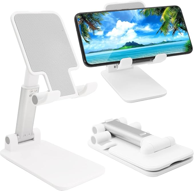 Cell Phone Stand for Desk, Angle & Height Adjustable Phone Holder, | Fully by szwilnis