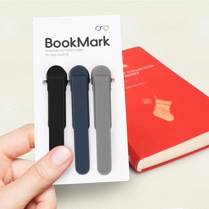 SMUK 3pcs Automatic Bookmark, Cute Silicone Bookmarks - Image 5