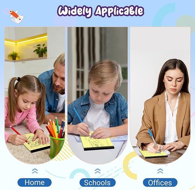 6 pcs Note Pads Legal Pads 5x8, Notebook College Ruled, 6 Pack Micro Perforated - Image 7